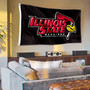 Illinois State Redbirds Black Flag