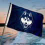 UCONN Small 2x3 Flag