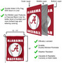 Alabama Crimson Tide Baseball Garden Flag