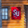 SU Hornets Red House Flag