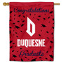 Duquesne Dukes Congratulations Graduate Flag