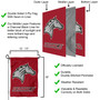 Rider Broncs Double Sided Garden Flag
