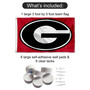 Georgia Bulldogs Red Banner Flag with Tack Wall Pads
