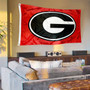 Georgia Bulldogs Red Banner Flag with Tack Wall Pads