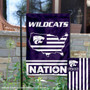 KSU Wildcats Garden Flag with USA Country Stars and Stripes