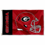 UGA Bulldogs Football Helmet Flag