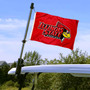 Illinois State Redbirds Boat and Mini Flag