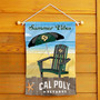 Cal Poly Mustangs Summer Vibes Decorative Garden Flag