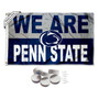 Penn State Nittany Lions Banner Flag with Tack Wall Pads