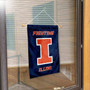 Illinois Fighting Illini Banner with Suction Cup