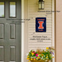 Illinois Fighting Illini Banner with Suction Cup