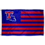 La Tech Bulldogs Stripes Flag
