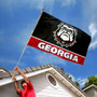 Georgia Bulldogs Double Sided Dawg Flag