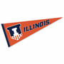 Illinois Fighting Illini Victory Badge Pennant