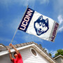 UCONN Huskies White 3x5 Flag