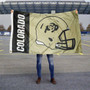 Colorado Buffaloes Football Helmet Flag