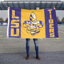 Louisiana State LSU Tigers Fleur Flag