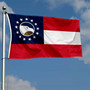 Georgia Southern Eagles State of GA Flag