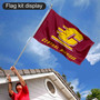 Central Michigan Chippewas Flag Pole and Bracket Kit