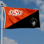 Oklahoma State Cowboys Pistol Pete Divided Flag