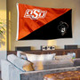 Oklahoma State Cowboys Pistol Pete Divided Flag