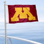 Minnesota Gophers Maroon Boat Flag