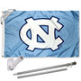 North Carolina Tar Heels Flag Pole and Bracket Kit
