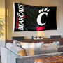 Cincinnati UC Bearcats Banner Flag with Tack Wall Pads