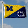 Michigan vs Penn State House Divided 3x5 Flag