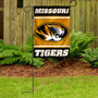 Missouri Mizzou Tigers Logo Garden Flag and Pole Stand