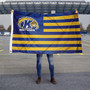 Kent State Golden Flashes New Logo Stripes Flag