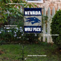 Nevada Wolfpack Garden Flag and Pole Stand