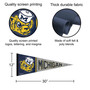Michigan Team University Wolverines Banner Pennant with Tack Wall Pads