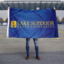 LSSU Lakers Wordmark Logo Flag