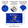 Kansas Jayhawks Wordmark Flag