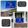 Kansas Jayhawks Wordmark Flag