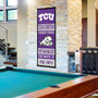 Texas Christian University Decor and Banner