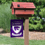 Kansas State University Go Wildcats Shield Garden Flag