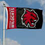 Central Washington Wildcats Black Flag