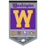 Washington UW Huskies Heritage Logo History Banner