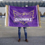 Loras Duhawks Logo Flag