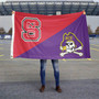 NC State vs ECU Pirates House Divided 3x5 Flag