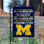 Michigan Wolverines The Victors Fight Song Garden Flag