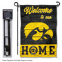 Hawkeyes Welcome Home Garden Flag and Flagpole