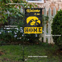 Hawkeyes Welcome Home Garden Flag and Flagpole