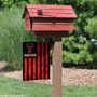 Texas Tech Garden Flag with USA Country Stars and Stripes