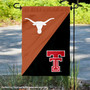 Texas vs. Texas Tech House Divided Garden Flag