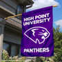 High Point Panthers Logo Double Sided House Flag