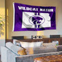 Kansas State Wildcats State Outline Flag
