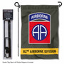 US Army 82nd Airborne Division Garden Flag and Pole Stand